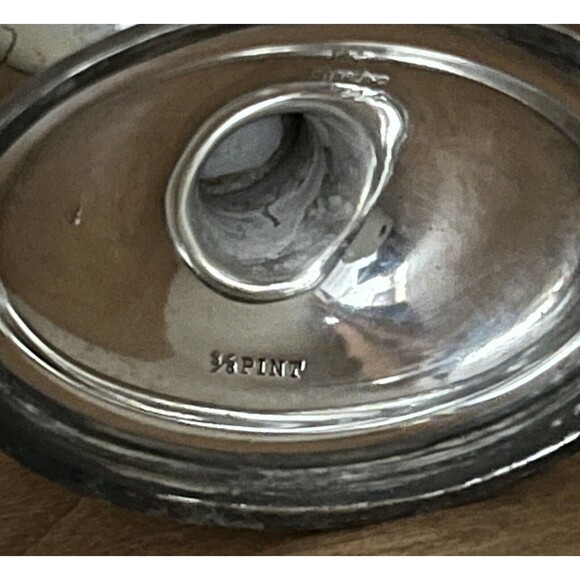 Gorham‎ Sterling Creamer Vintage 1933 Plymouth Art Deco Gold Wash 5/8 Pt No Mono - Picture 10 of 10